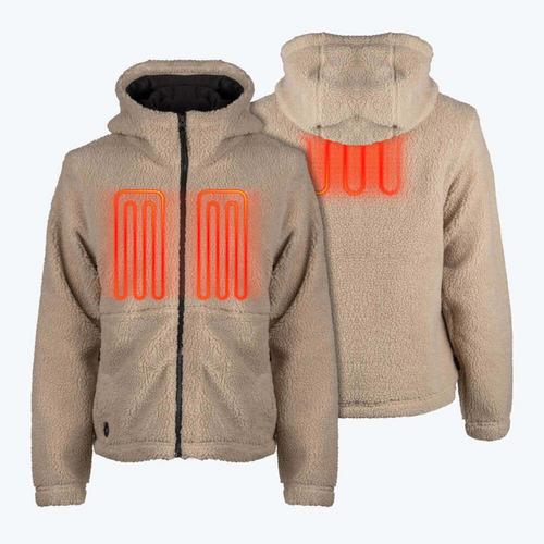 Mobile Warming Women's Upland Full Zip Sherpa Heated Hoodie