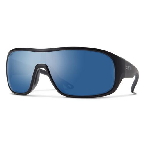 Smith Optics Spinner Sunglasses ChromaPop Polarized Blue Mirror - Matte Black Frame