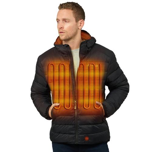 Venture Heat 12V Men's Down Bluetooth Battery Heated Jacket