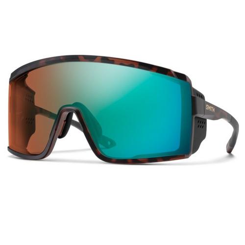 Smith Optics Pursuit Sunglasses ChromaPop Glacier Photochromic Copper Opal - Matte Tortoise Frame