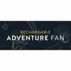 O2 Cool Treva 5 Inch Tripod Fan with Built-In Light and Attachable Phone Mount - Black view 8