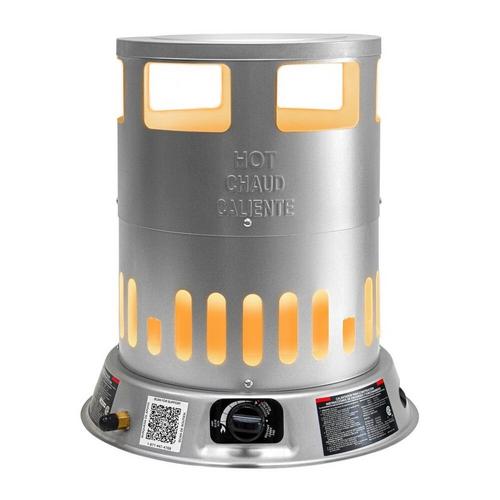 World Marketing 50-80,000 BTU Propane (LP) Convection Heater - Silver