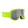 POC POCito Retina Kid's Ski Goggles Partly Sunny Silver Lens - Fluorescent Yellow/Green Frame view 2