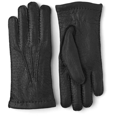 Hestra Men's Peccary Handsewn Cashmere Leather Gloves