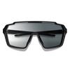 Smith Optics Shift XL Mag Sunglasses ChromaPop Photochromic Clear To Gray - Black Frame view 1