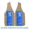 Polar Products Kool Max Adjustable Front Zipper Cooling Vest for Sizes M/L, L/XL, XL/XXL & 2XL/3XL view 3