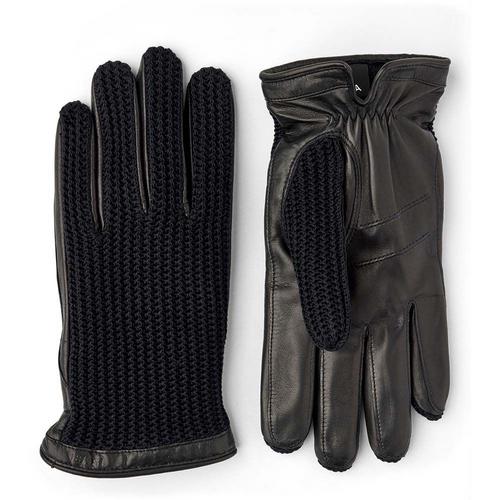 Hestra Men's Adam Leather Gloves with Cotton Crochet