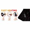 UTK Far Infrared Heating Pad for Back Pain Relief - Black/20''x24'' view 6
