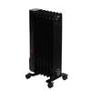World Marketing Comfort Glow Electric Oil Filled Radiator Heater with 3 Power Settings - Black view 4