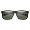 Smith Optics Riptide Sunglasses ChromaPop Polarized Gray Green - Matte Black Frame view 1