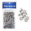 Korkers Triple Threat Sharp Steel Spike Kit, 7mm, 40 Pack - Silver view 1
