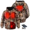 ActionHeat 5V Battery Heated Hunting Hoodie Jacket - Camouflage view 2