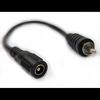 California Heat 12V RCA to Female COAX Adapter - Black view 3