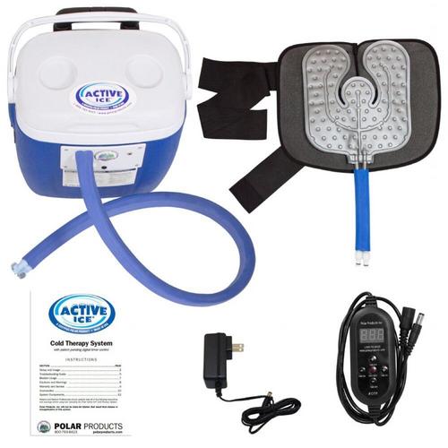 Polar Products Active Ice 3.0 Targeted Coverage Shoulder Cold Therapy System, 16-Quart Cooling Reservoir
