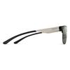 Smith Optics Lowdown Metal Sunglasses ChromaPop Polarized Gray Green - Matte Black/Silver Frame view 2