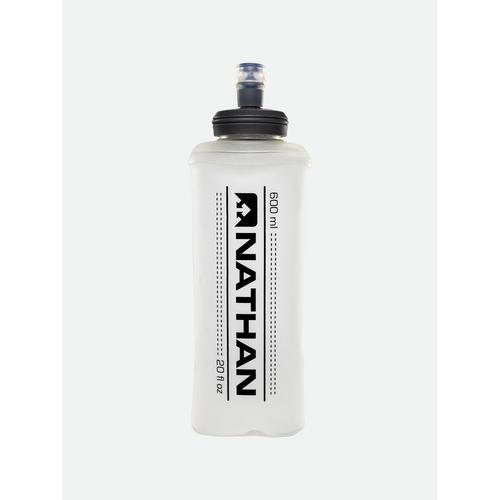 Nathan 20oz Soft Flask with Bite Top - Clear
