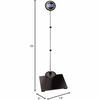 Jobar International Digital Body Weight Bathroom Scale with Extendable Display - Black view 2
