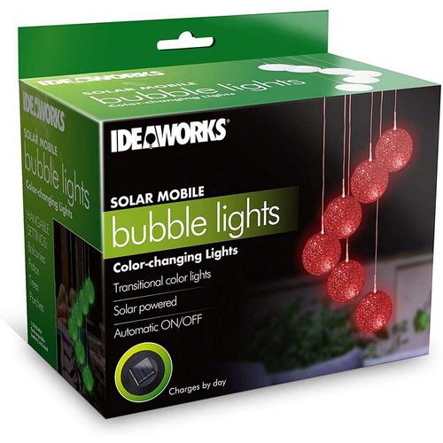Jobar IdeaWorks Solar Mobile Bubble Color Changing Lights