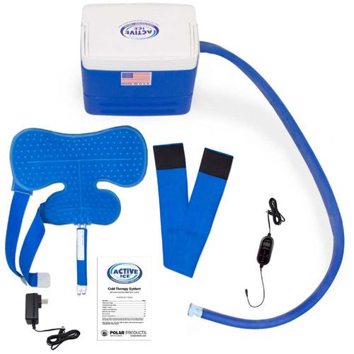 Polar Products Active Ice 3.0 Shoulder Pad Cold Therapy System with Digital Timer, 9 Quart Reservoir