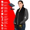 ActionHeat Iowa Hawkeyes 5V Battery Heated Scarf view 4