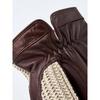 Hestra Men's Adam Leather Gloves with Cotton Crochet view 4