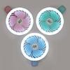 Sunpentown Personal Hand-Held Fan with LED Light (Set of 3) view 2