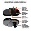 Open Box ActionHeat AA Battery Heated Slippers view 4