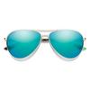 Smith Optics Langley 2 Sunglasses ChromaPop Opal Mirror - Gold Frame view 1