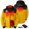 ActionHeat Pittsburgh Steelers 5V Men's Colorblock Puffer Battery Heated Jacket view 2