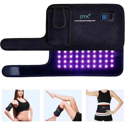 UTK Blue and Red Infrared Light Therapy Wrap Pad for Body - 8