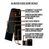 Open Box ActionHeat AA Battery Heated Scarf view 5