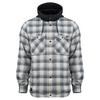 Mobile Warming Men's Flannel Hoodie Heated Jacket view 3