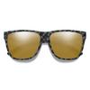 Smith Optics Lowdown XL 2 Sunglasses ChromaPop Polarized Bronze Mirror - Matte Gray Marble Frame view 1