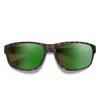 Smith Optics Redding 2 Sunglasses ChromaPop Glass Polarchromic Brown Green - Matte Tortoise Frame view 1