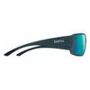 Smith Optics Guide's Choice XL Sunglasses ChromaPop Glass Polarized Opal Mirror - Matte Pacific Frame view 2