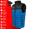 ActionHeat Detroit Lions 5V Men's Colorblock Puffer Battery Heated Vest view 3