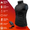 Aheata 7V Women's Heated Vest with Battery Pack view 3