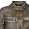 Milwaukee Leather Men's Brown Distressed Scooter Jacket view 3