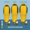 Klymit Wild Aspen 0 Sleeping Bag Large - Yellow view 6