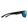 Smith Optics Redding Sunglasses ChromaPop Glass Polarized Blue Mirror - Matte Black Frame view 2