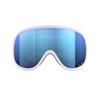 POC Retina Ski Goggles Partly Sunny Blue Lens - Hydrogen White Frame view 1