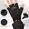 Savior Heat LED Flashlight Half Finger Cycling Gloves with Rechargeable Battery (Green Size S) view 1
