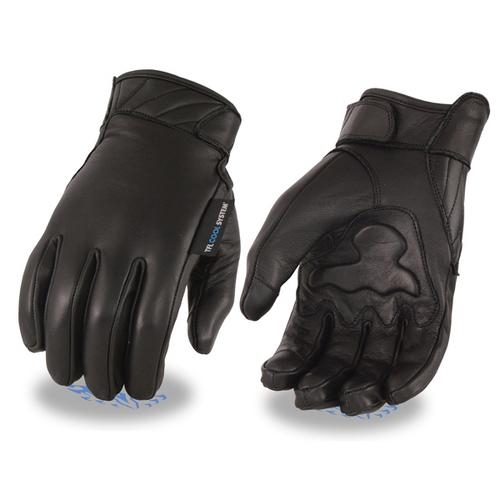 Milwaukee Leather Men's Leather Gloves with Cool Tec Technology