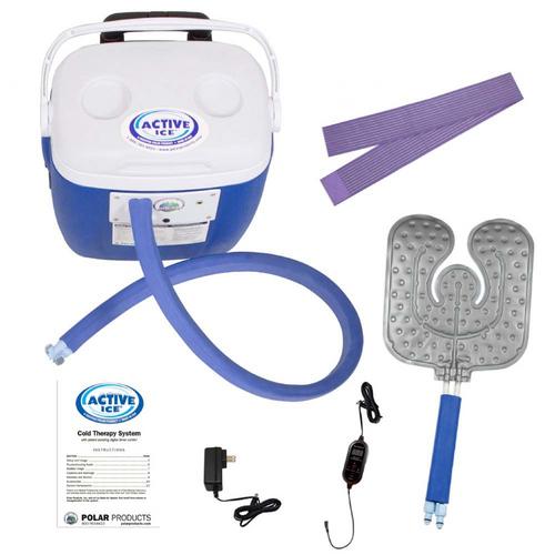 Polar Products Active Ice 3.0 Universal Pad Cold Therapy System with Programmable Digital Timer, 16 Quart Cooling Reservoir