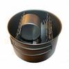 TOAKS Titanium Cook System - Ultra Thin Wall 700ml Pot & Siphon Alcohol Stove with Wire Pot Stand view 2