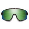 Smith Optics Wildcat Sunglasses ChromaPop Polarized Green Mirror - Matte Tortoise Frame view 1