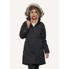 FNDN Women's Heated Parka with Built-in Heated Gloves view 3