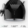 Vornado Pivot6 Whole Room Air Circulator Fan with 4 Speeds, Remote Control, Rotating Axis - Black view 2
