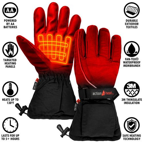 ActionHeat AA Womens Battery Heated Gloves