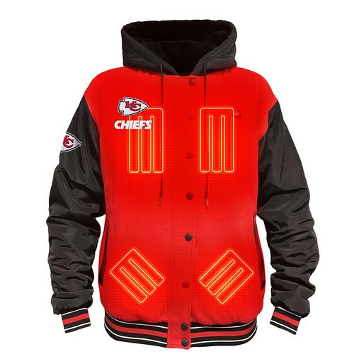 ActionHeat Kansas City Chiefs 5V Battery Heated Varsity Jacket